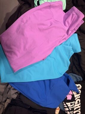 3 pair ZYIA confluence leggings 16-18